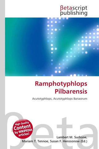 Ramphotyphlops Pilbarensis