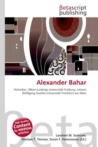 Alexander Bahar