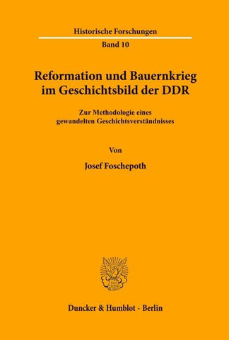 Reformation und Bauernkrieg im Geschichtsbild der DDR.