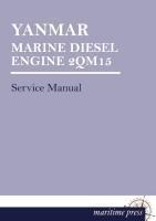 YANMAR MARINE DIESEL ENGINE 2QM15