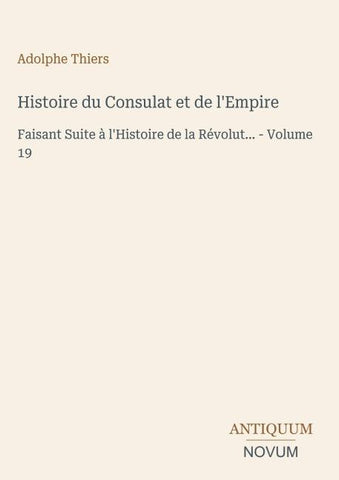 Histoire du Consulat et de l'Empire