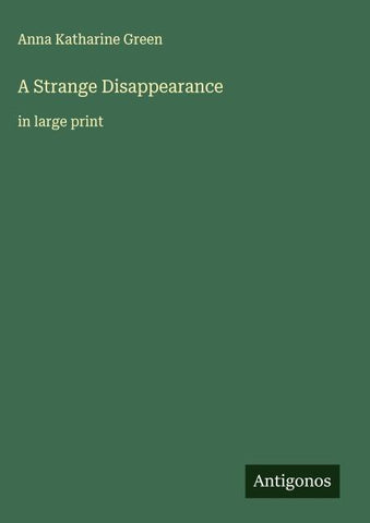 A Strange Disappearance