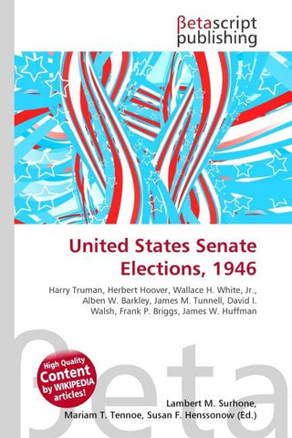 United States Senate Elections, 1946