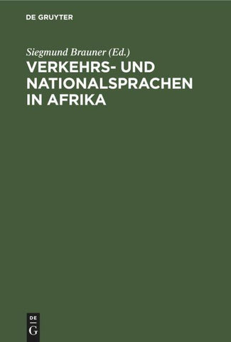 Verkehrs- und Nationalsprachen in Afrika