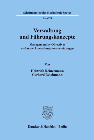 Verwaltung und Führungskonzepte.