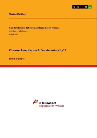 Chinese Americans - A "model minority"?