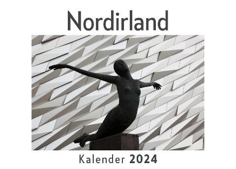 Nordirland (Wandkalender 2024, Kalender DIN A4 quer, Monatskalender im Querformat mit Kalendarium, Das perfekte Geschenk)