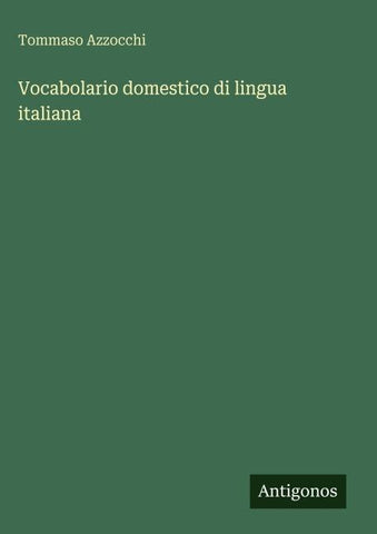 Vocabolario domestico di lingua italiana