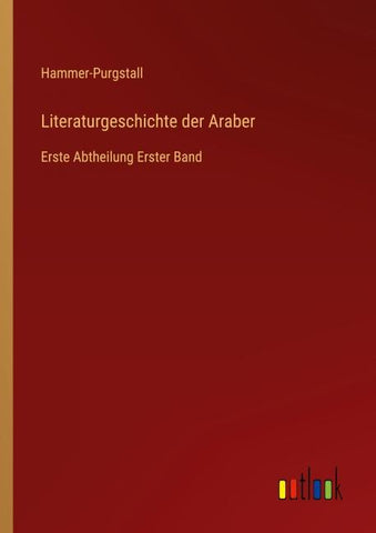 Literaturgeschichte der Araber