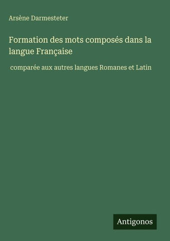 Formation des mots composés dans la langue Française
