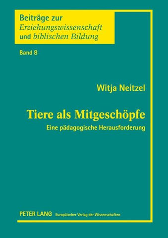 Tiere als Mitgeschöpfe