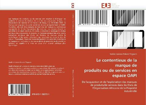 Le contentieux de la marque de produits ou de services en espace OAPI