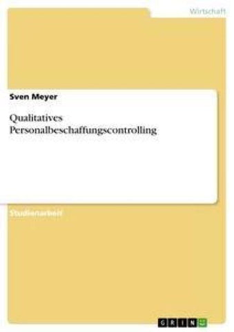 Qualitatives Personalbeschaffungscontrolling