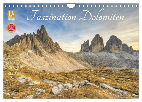Faszination Dolomiten (Wandkalender 2026 DIN A4 quer), CALVENDO Monatskalender