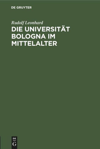 Die Universität Bologna im Mittelalter