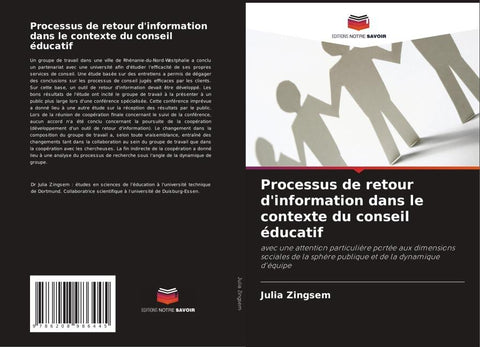Processus de retour d'information dans le contexte du conseil éducatif
