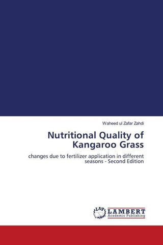 Nutritional Quality of Kangaroo Grass