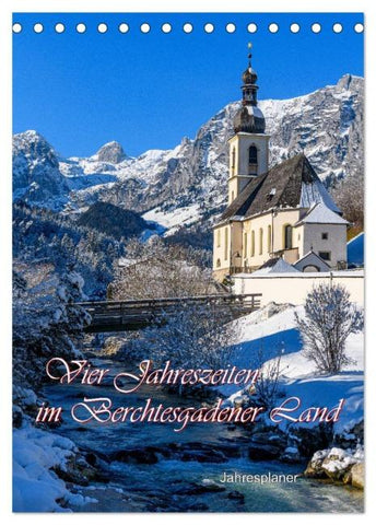 Vier Jahreszeiten im Berchtesgadener Land (Tischkalender 2026 DIN A5 hoch), CALVENDO Monatskalender