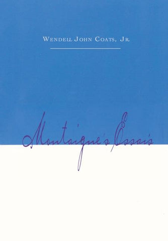 Montaigne's Essais