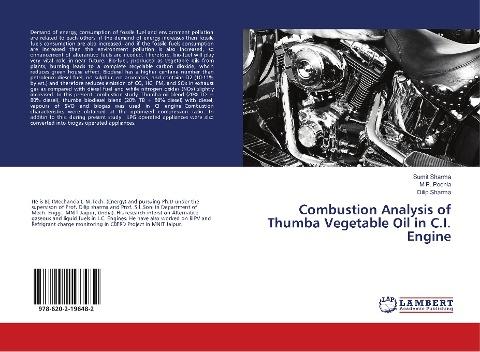 Combustion Analysis of Thumba Vegetable Oil in C.I. Engine