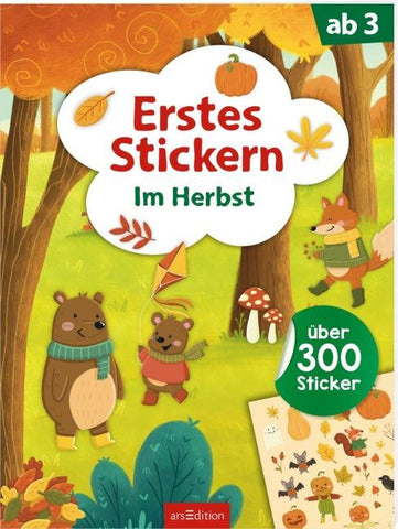 Erstes Stickern – Im Herbst