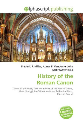 History of the Roman Canon