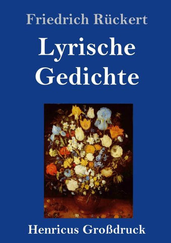 Lyrische Gedichte (Großdruck)