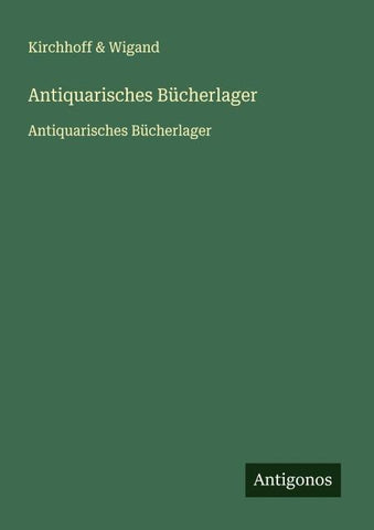 Antiquarisches Bücherlager