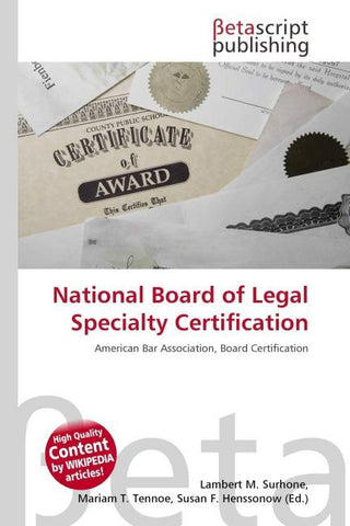 National Board of Legal Specialty Certification