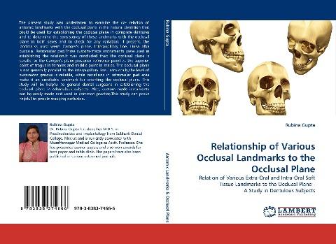 Relationship of Various Occlusal Landmarks to the Occlusal Plane