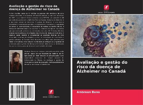 Avaliação e gestão do risco da doença de Alzheimer no Canadá