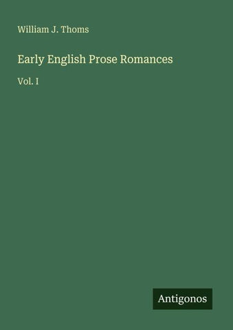 Early English Prose Romances