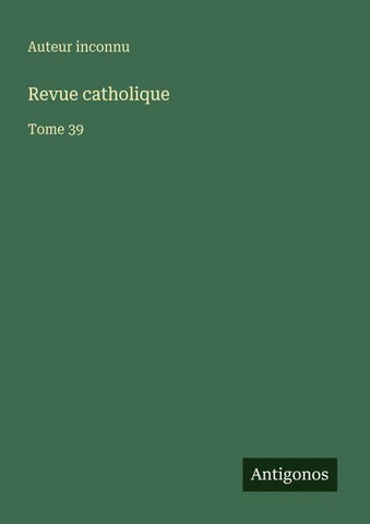 Revue catholique