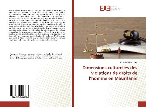 Dimensions culturelles des violations de droits de l'homme en Mauritanie