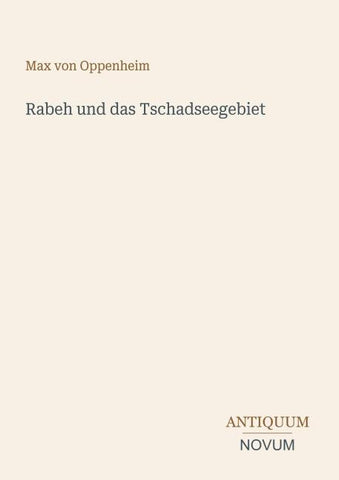 Rabeh und das Tschadseegebiet