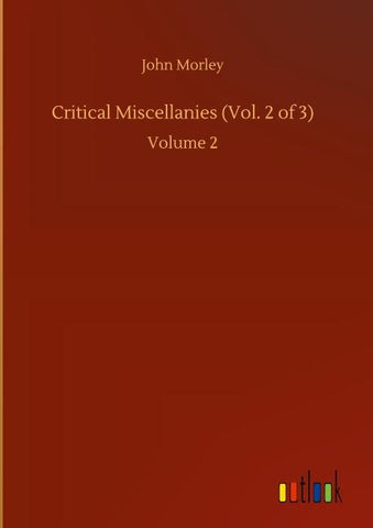 Critical Miscellanies (Vol. 2 of 3)