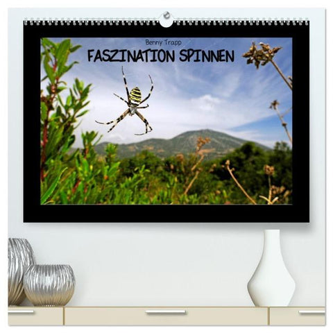 Faszination Spinnen (hochwertiger Premium Wandkalender 2026 DIN A2 quer), Kunstdruck in Hochglanz