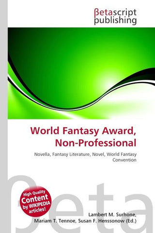 World Fantasy Award, Non-Professional