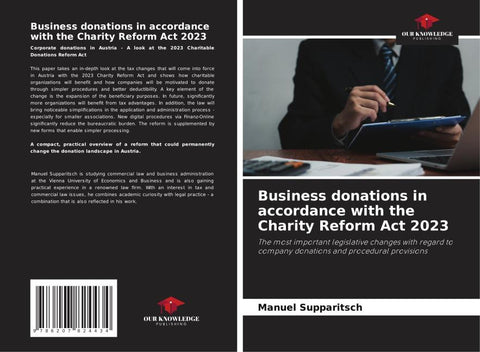 Business donations in accordance with the Charity Reform Act 2023