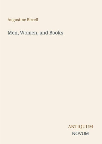 Men, Women, and Books