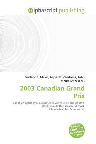 2003 Canadian Grand Prix