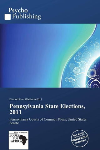 Pennsylvania State Elections, 2011