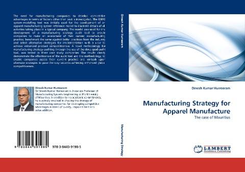Manufacturing Strategy for Apparel Manufacture