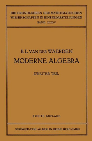 Moderne Algebra
