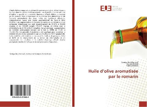 Huile d'olive aromatisée par le romarin