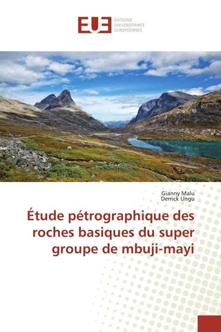 Étude pétrographique des roches basiques du super groupe de mbuji-mayi