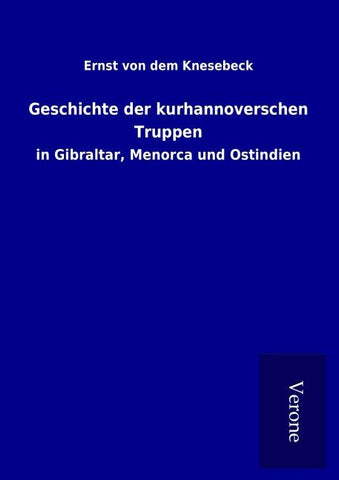 Geschichte der kurhannoverschen Truppen
