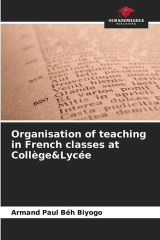 Organisation of teaching in French classes at Collège&Lycée
