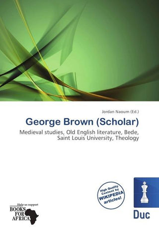 George Brown (Scholar)