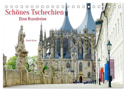 Schönes Tschechien - Eine Rundreise (Tischkalender 2026 DIN A5 quer), CALVENDO Monatskalender